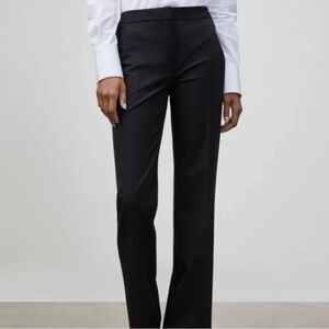 LAFAYETTE148 New York petite midi rise straight leg dress pants